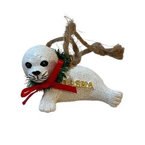 Alaska Seal Souvenir ChristmasTree Ornament